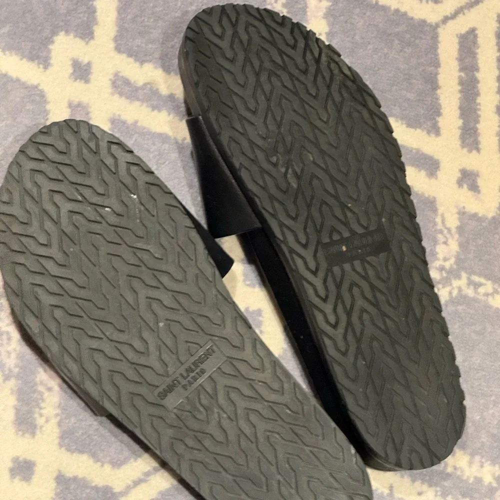 Saint Laurent Black Loafers & Slip-Ons - Picture 2 of 3